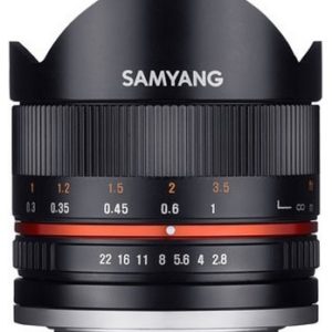 Samyang 8mm f/2,8 rybí oko II pro Fuji X černý